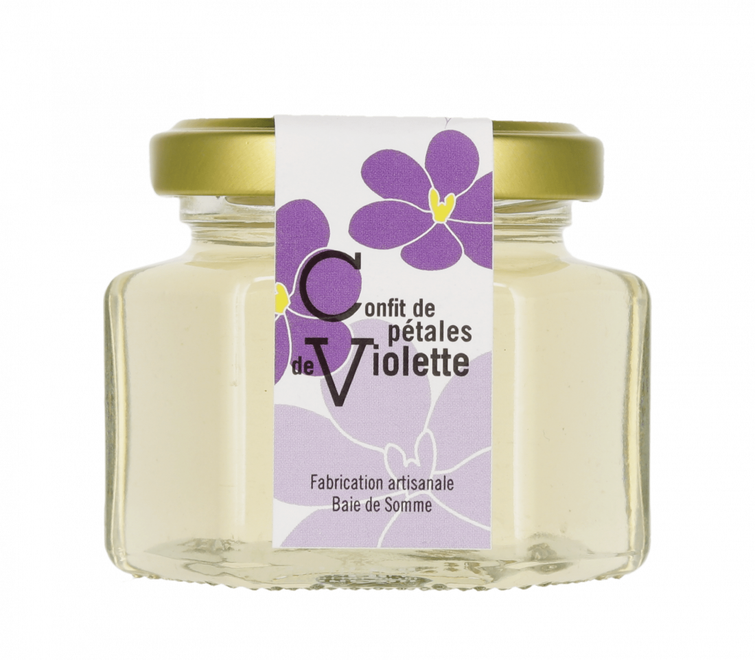 Confit de pétales de violette