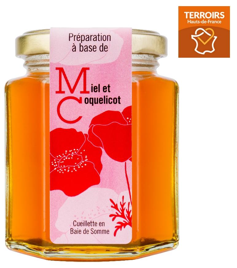 Préparation à base de miel et coquelicot